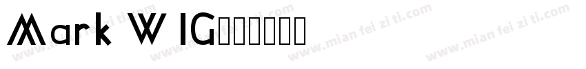 Mark W1G字体转换